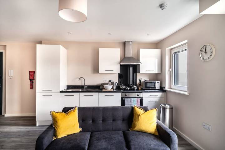 Apartamento entero, Apartamento de vacaciones para 4 personas con jardín in Mánchester, Gran Mánchester
