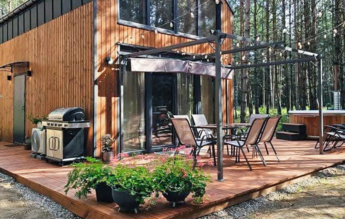 Casa de vacaciones para 4 personas con terraza in Masuria