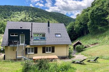 Gîte pour 4 personnes, avec jardin et balcon à Rimbach-près-Guebwiller