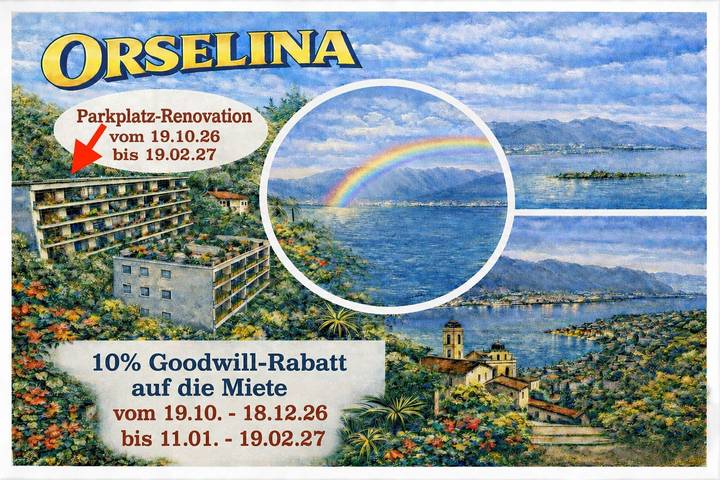 Ferienwohnung für 3 Personen, mit Balkon und Garten sowie Sauna und Seeblick in der Schweiz - 3