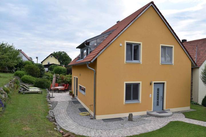 Holiday home with panoramic view in Pfreimd, Naturpark Oberpfälzer Wald