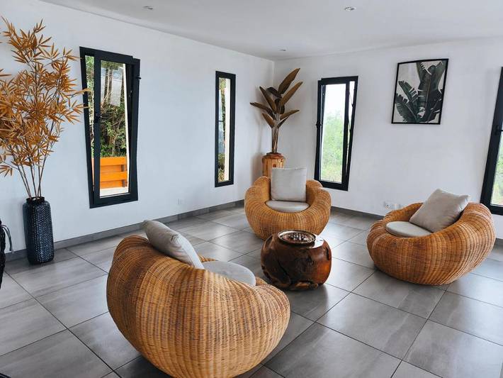 Location de vacances pour 12 personnes, avec terrasse ainsi que piscine et vue à Petite-Île - 3