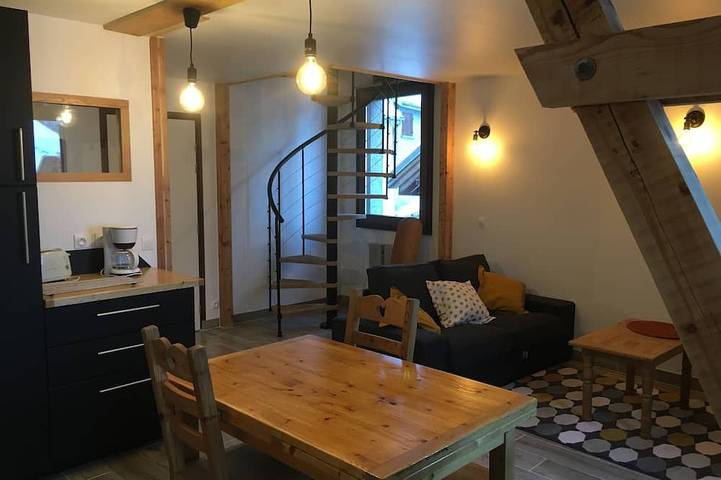 Gîte pour 4 personnes, avec Balcon à La Grave
