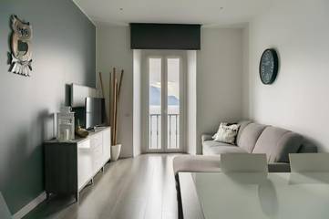 Ferienwohnung für 4 Personen, mit Ausblick und Seeblick sowie Balkon und Garten in Santa Maria Rezzonico