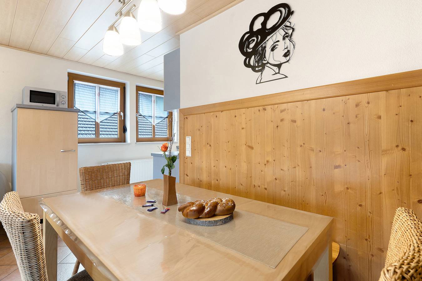 Ganze Wohnung, Ferienwohnung "Biesleblick" mit Bergblick, Gemeinschaftsgarten und Wlan in Mühlenbach, Mittlerer Schwarzwald