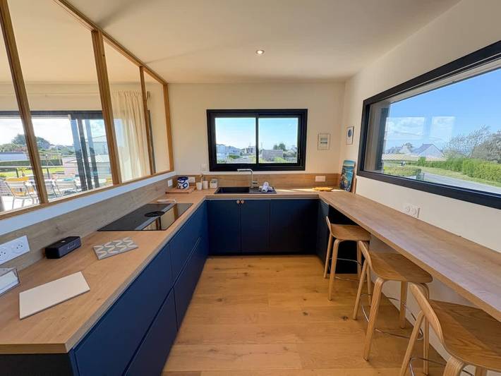 Gîte pour 9 personnes, avec jardin à Saint-Pabu - 4