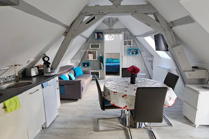 Appartement de vacances pour 4 personnes, avec Terrasse et Jardin