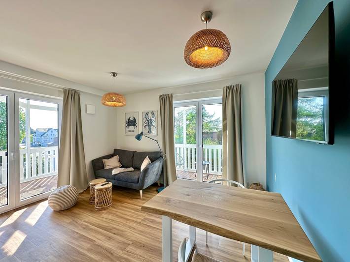 Ferienwohnung für 3 Personen, mit Balkon, kinderfreundlich in Haffkrug