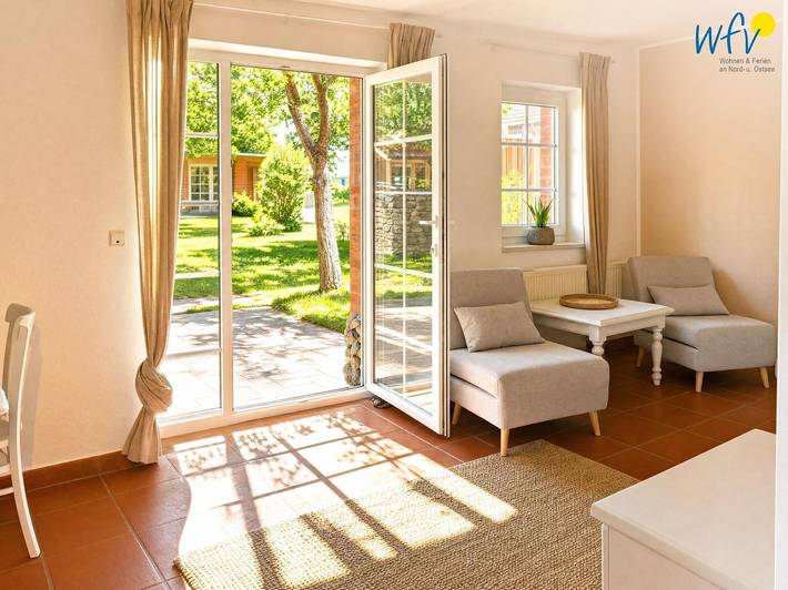 Ferienwohnung für 2 Personen, mit Terrasse und Garten in Nord - Rügen - 3