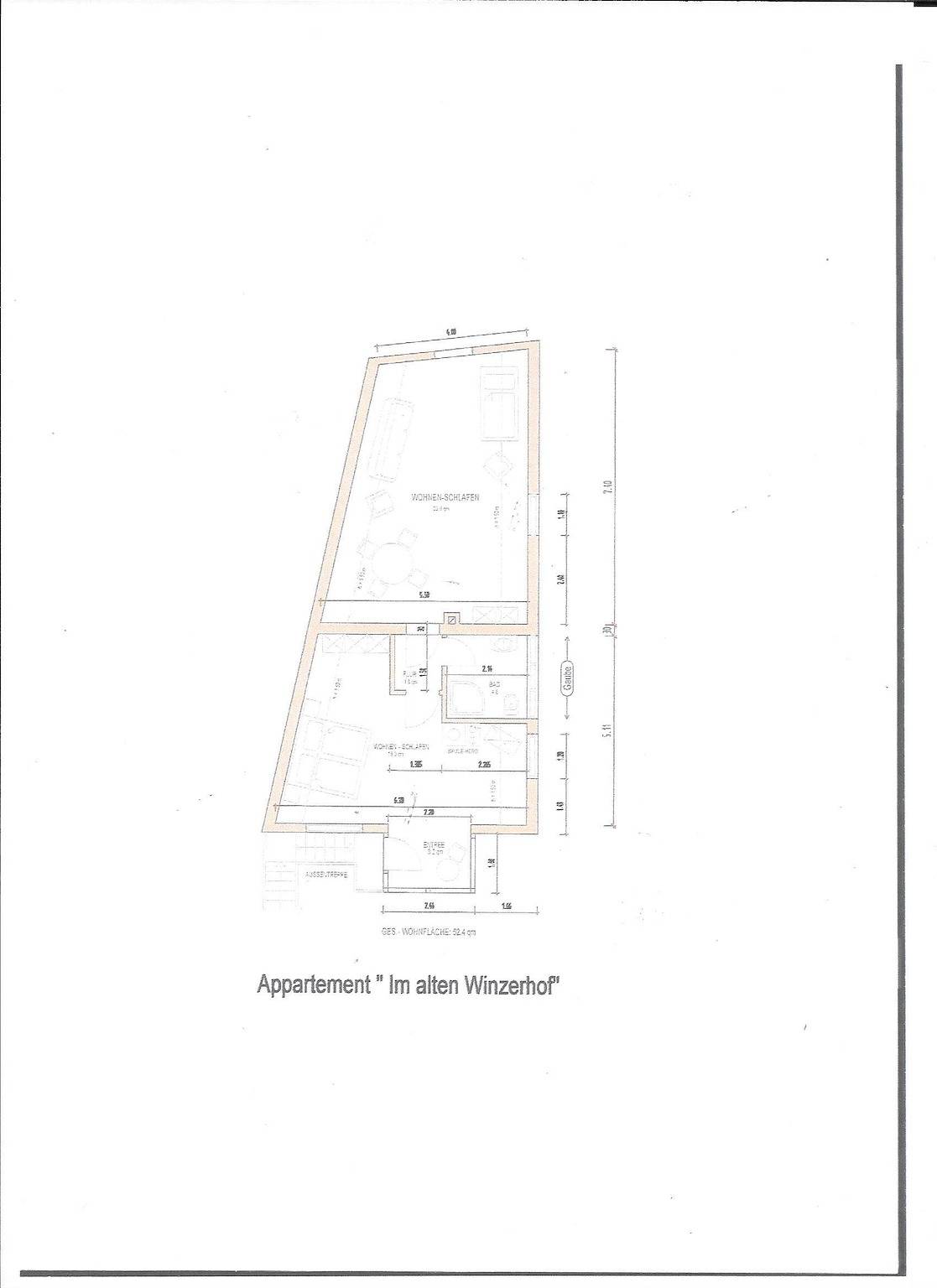 Ganze Ferienwohnung, Appartement, Dusche, Wc in Ober-Hilbersheim, Landkreis Mainz-Bingen