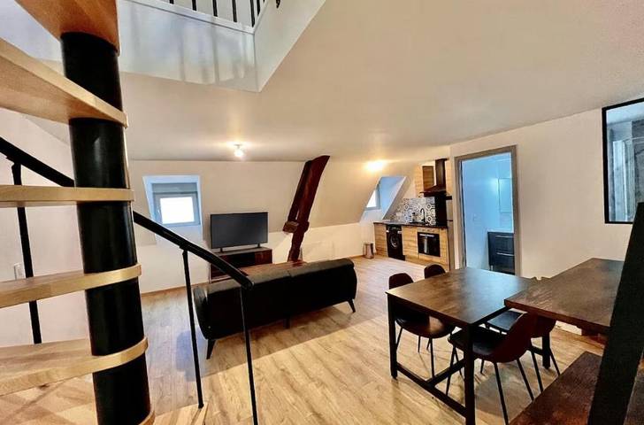 Appartement de vacances pour 3 personnes, avec jardin