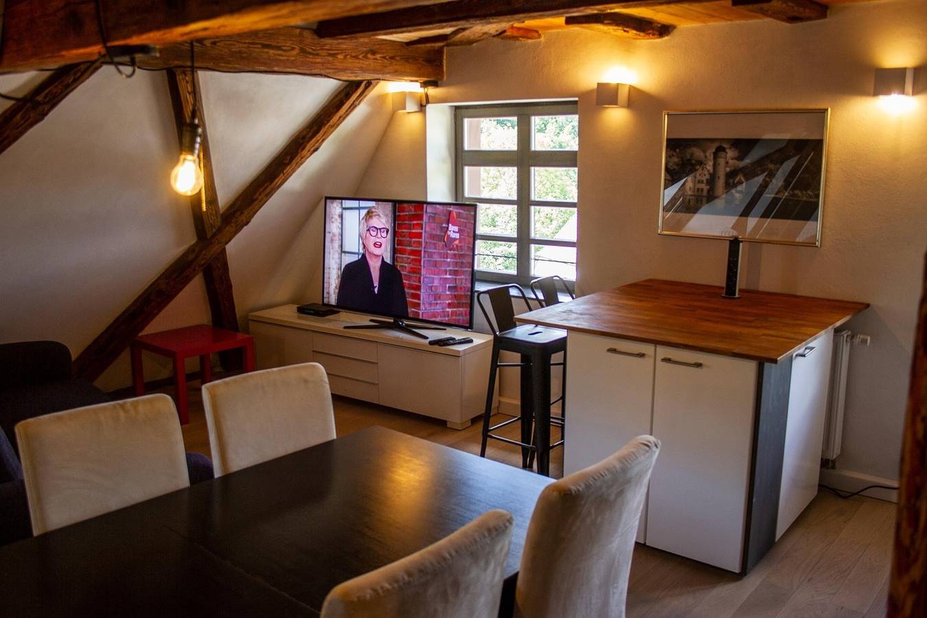 Ganze Ferienwohnung, Großes Apartment auf Schloss Mühlen Nr.6 in Horb am Neckar, Mittlerer Schwarzwald