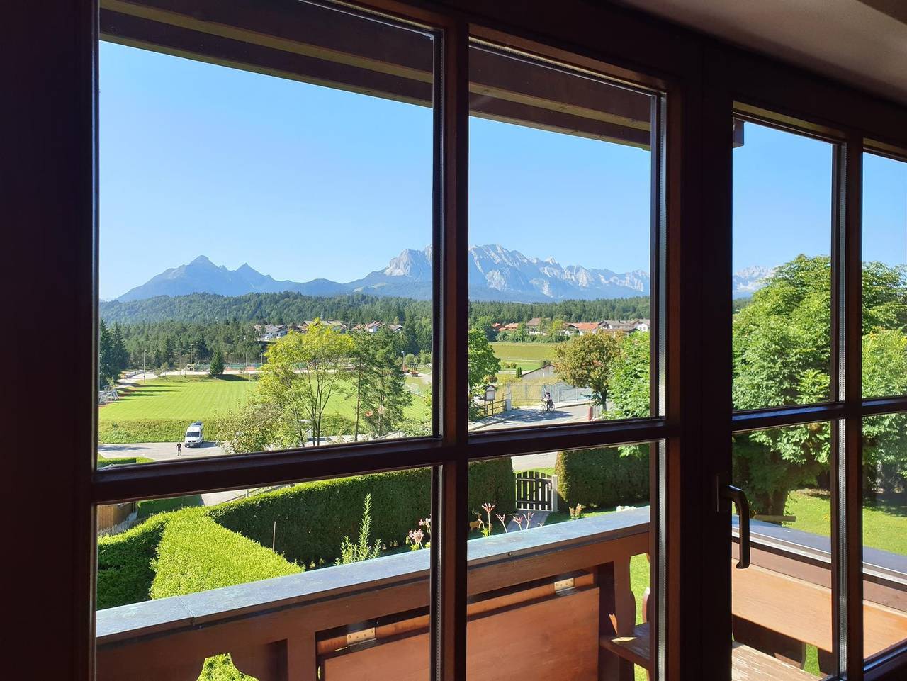 Ganze Ferienwohnung, Abendsonne/Alpenglühn, Haus - Alpenglühn / Fewo/2 Schlafräume/Bad, Wc in Krün, Bayerische Alpen
