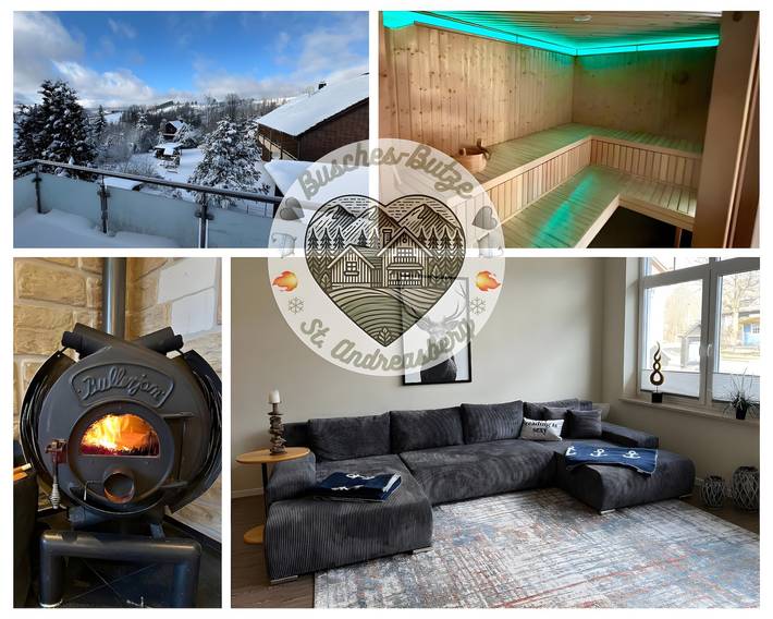 Ferienwohnung für 10 Personen, mit Balkon und Sauna, kinderfreundlich in Sankt Andreasberg