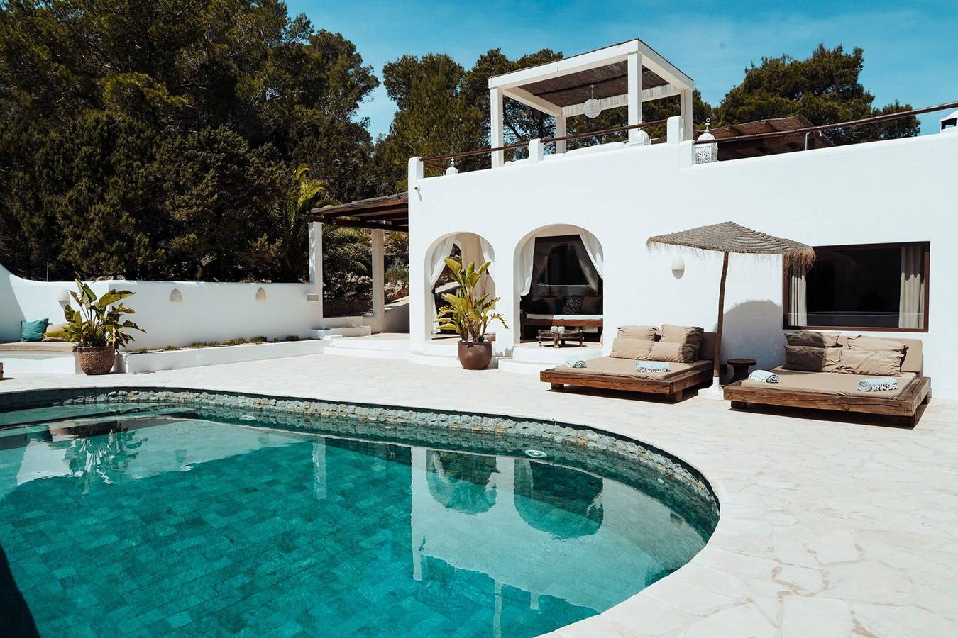 Villa voor 8 personen met zwembad in Cala d´Hort, Sant Josep de sa Talaia