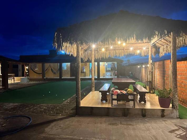 Casa de férias para 13 pessoas, com terraço e vista e ainda piscina, com animais de estimação no Maranhão