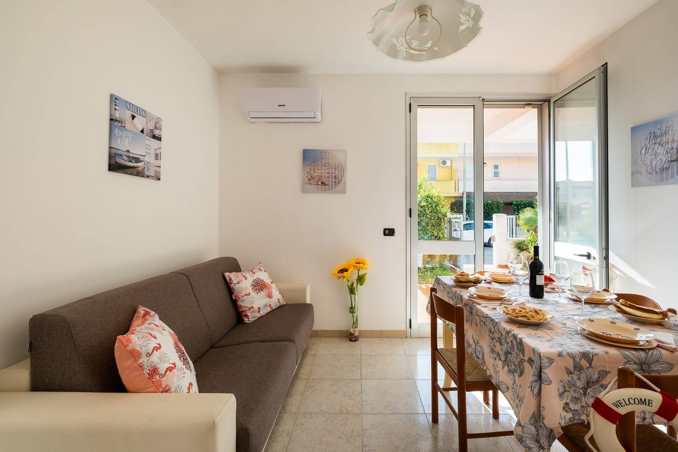 Casa de vacaciones 'Villetta Blu Love San Foca' con terraza privada, Wi-Fi y aire acondicionado in Melendugno, Provincia de Lecce
