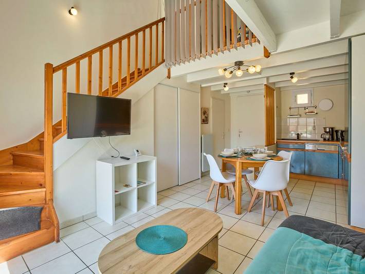 Appartement de vacances pour 2 personnes, avec Terrasse ainsi que Jardin et Piscine