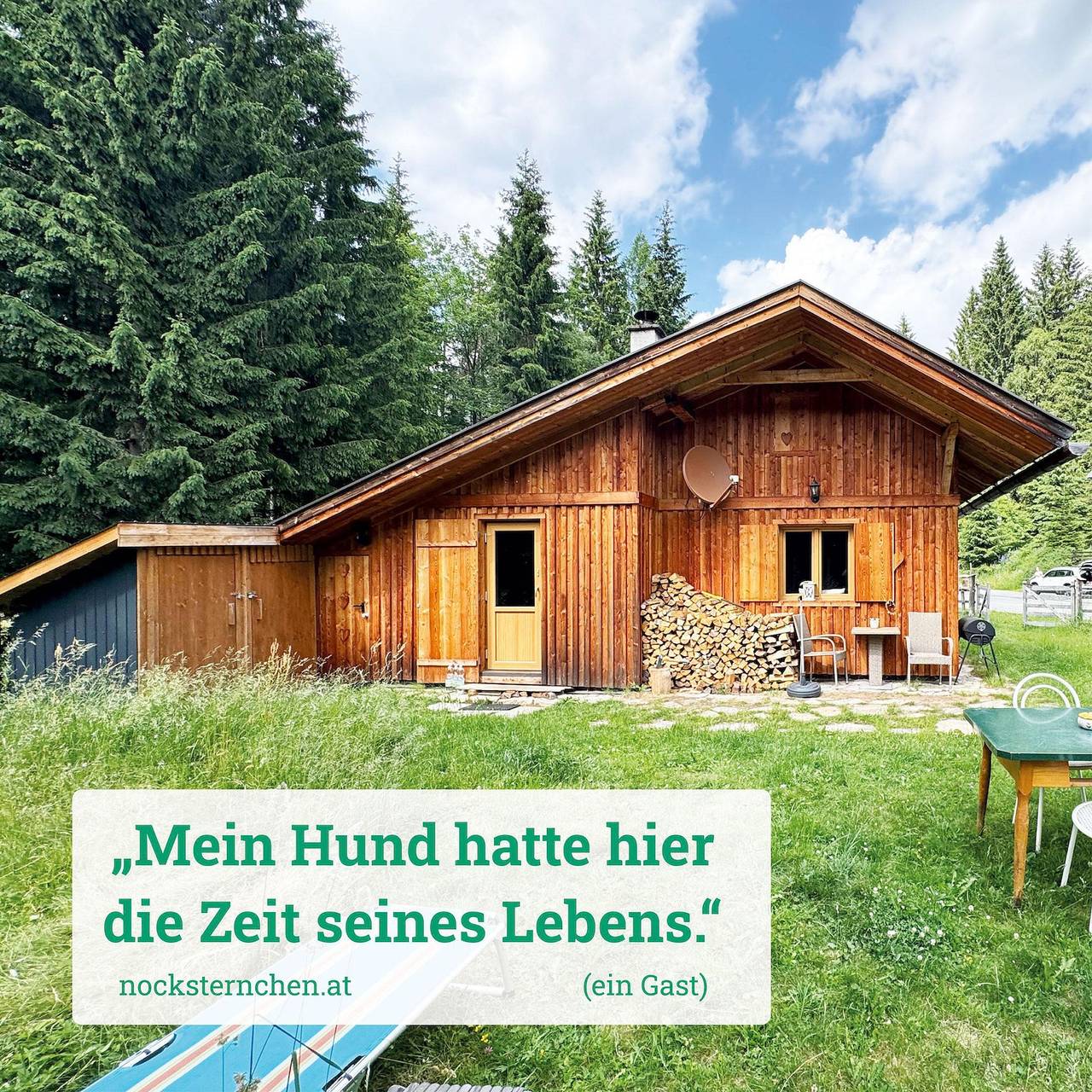 Ganze Ferienwohnung, Nocksternchen Hütte in Reichenau (Österreich), Nockberge