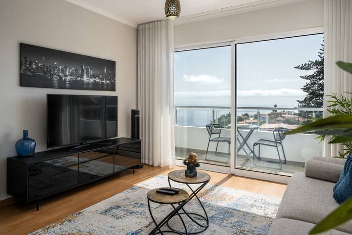 Ganze Wohnung, Madeira Ocean Paradise - Balkon mit Meerblick in Caniço, Madeira