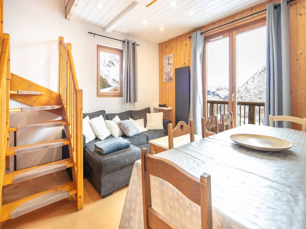 Apartamento entero, Apartamento en Saint-Sorlin con Vistas in Saint-Sorlin-d'Arves, Región de Saint-Jean-de-Maurienne