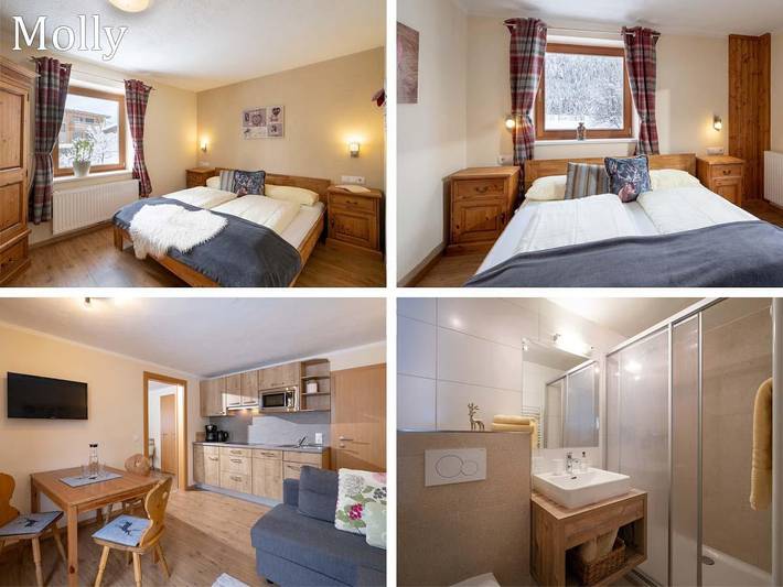 Ganze Ferienwohnung, Appartement 3 "Molly" in Loferer und Leoganger Steinberge, Waidring