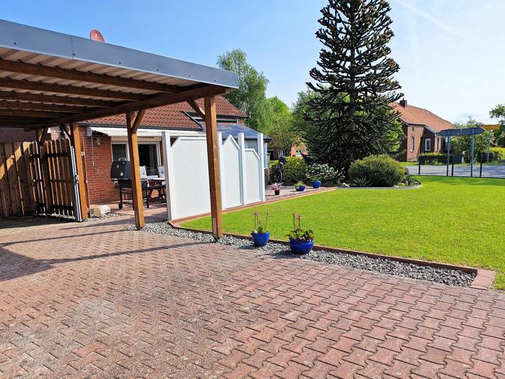Ganze Ferienwohnung, Ferienhaus Lütje Huske - Natur & Fahrradurlaub, 25666 - Lütje Huske in Weener, Landkreis Leer