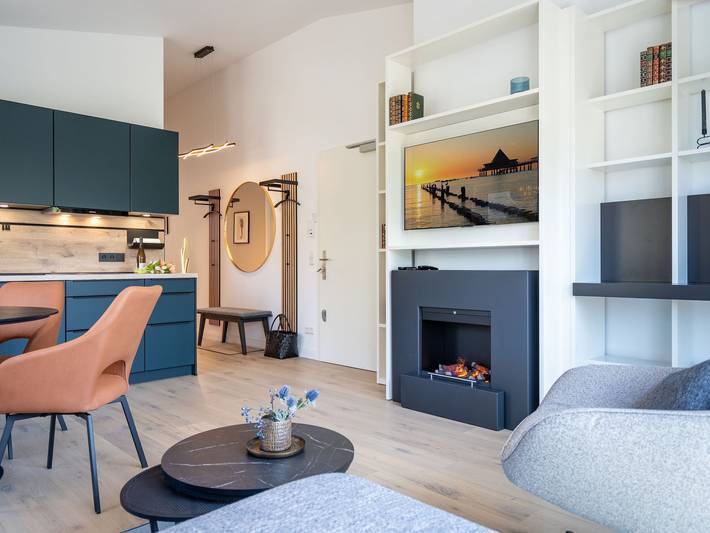Ferienwohnung für 4 Personen, mit Balkon und Sauna