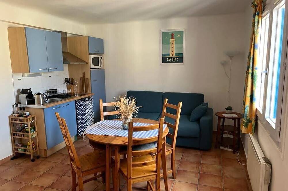 Apartamento entero, T1-grande Bleue #22, 4 Pers, Plage-centre Ville in La Côte Vermeille, Banyuls-sur-Mer