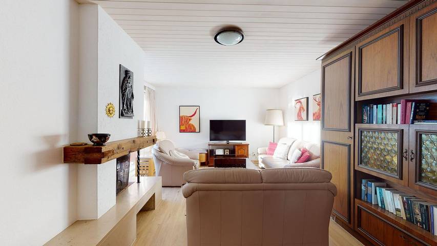 Ferienwohnung für 4 Personen, mit Balkon und Seeblick in St. Moritz