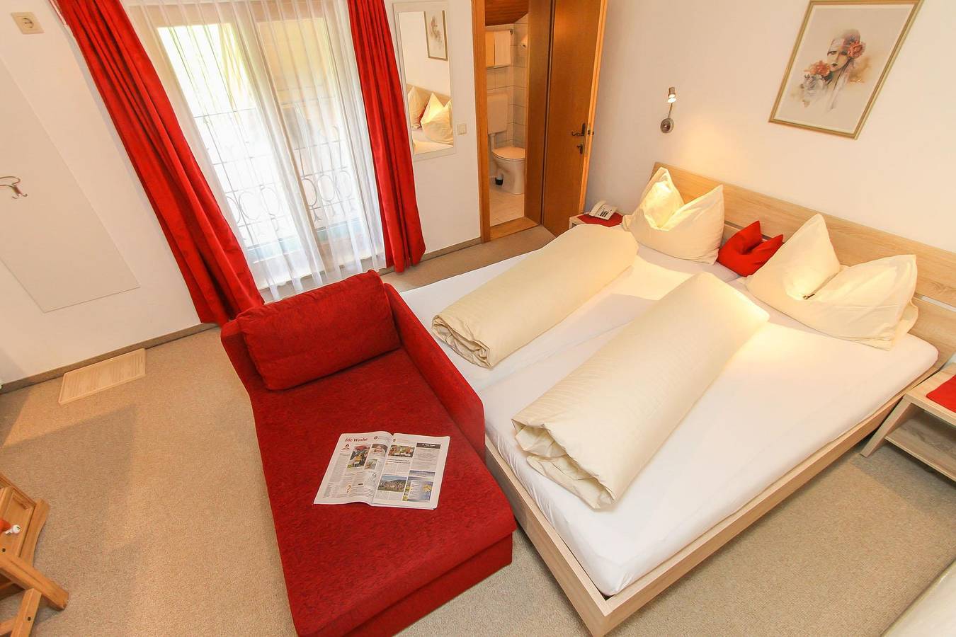 Doppelzimmer mit Zustellbett in Zell am See (Stadt), Zell am See