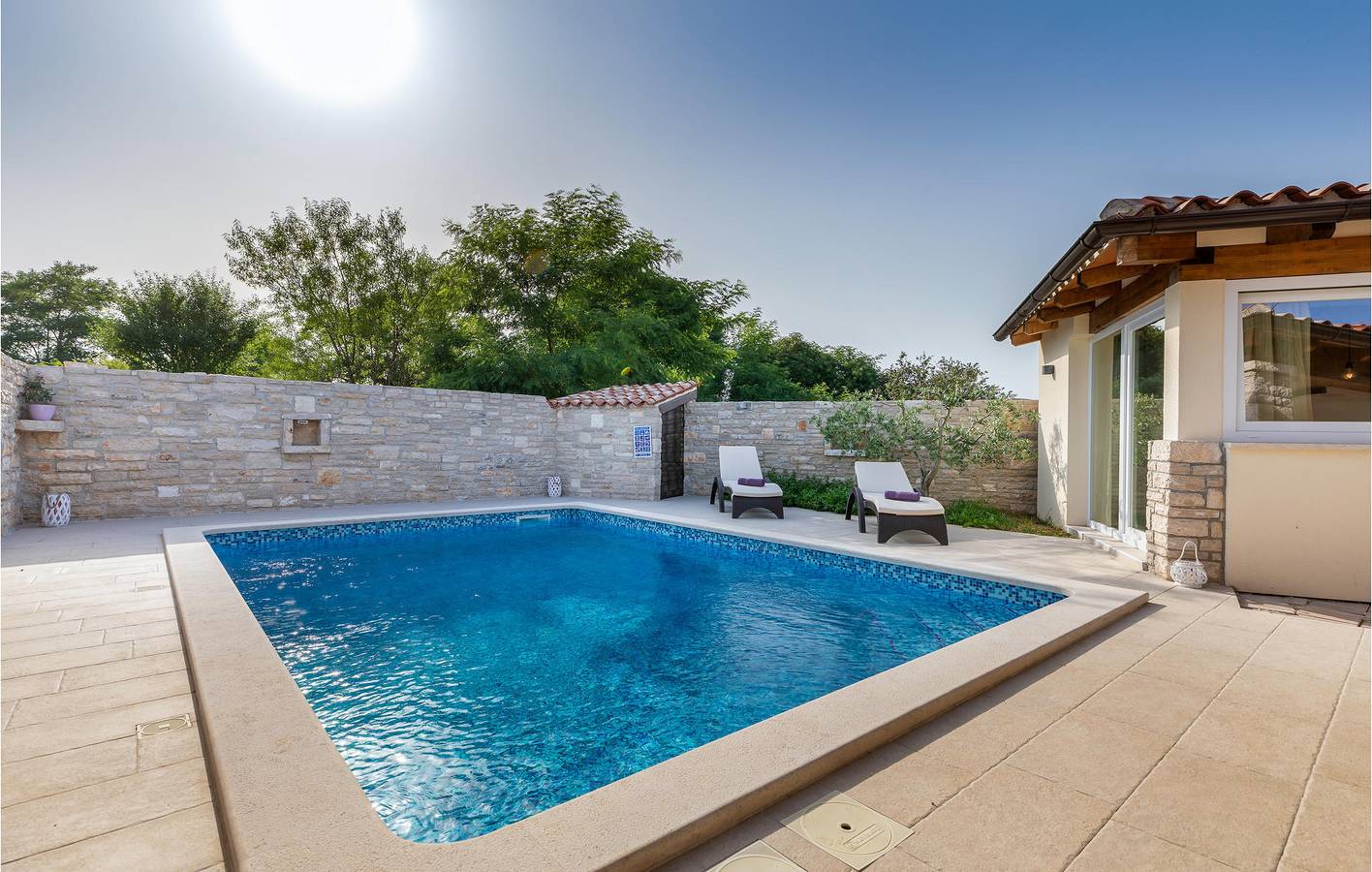 Ferienhaus für 6 Personen mit Terrasse in Žminj, Zentralistrien