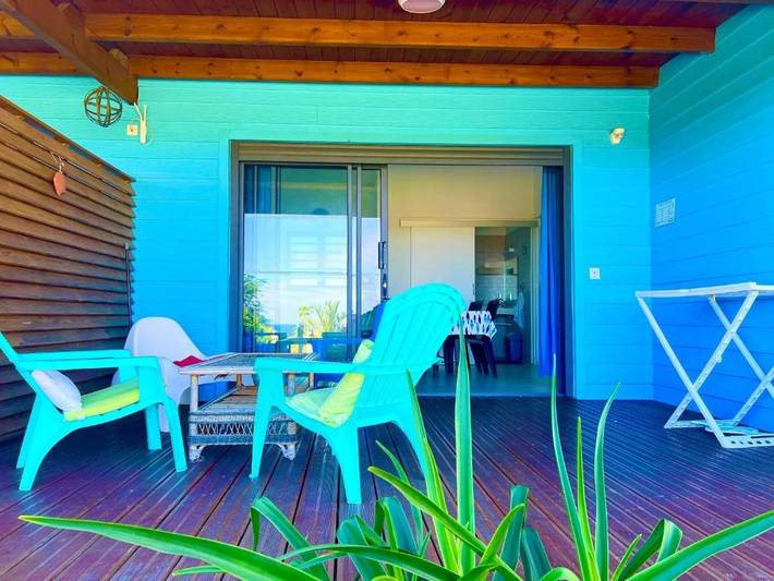 Gîte pour 4 personnes, avec jacuzzi ainsi que terrasse et piscine à Manapy les Bains - 4