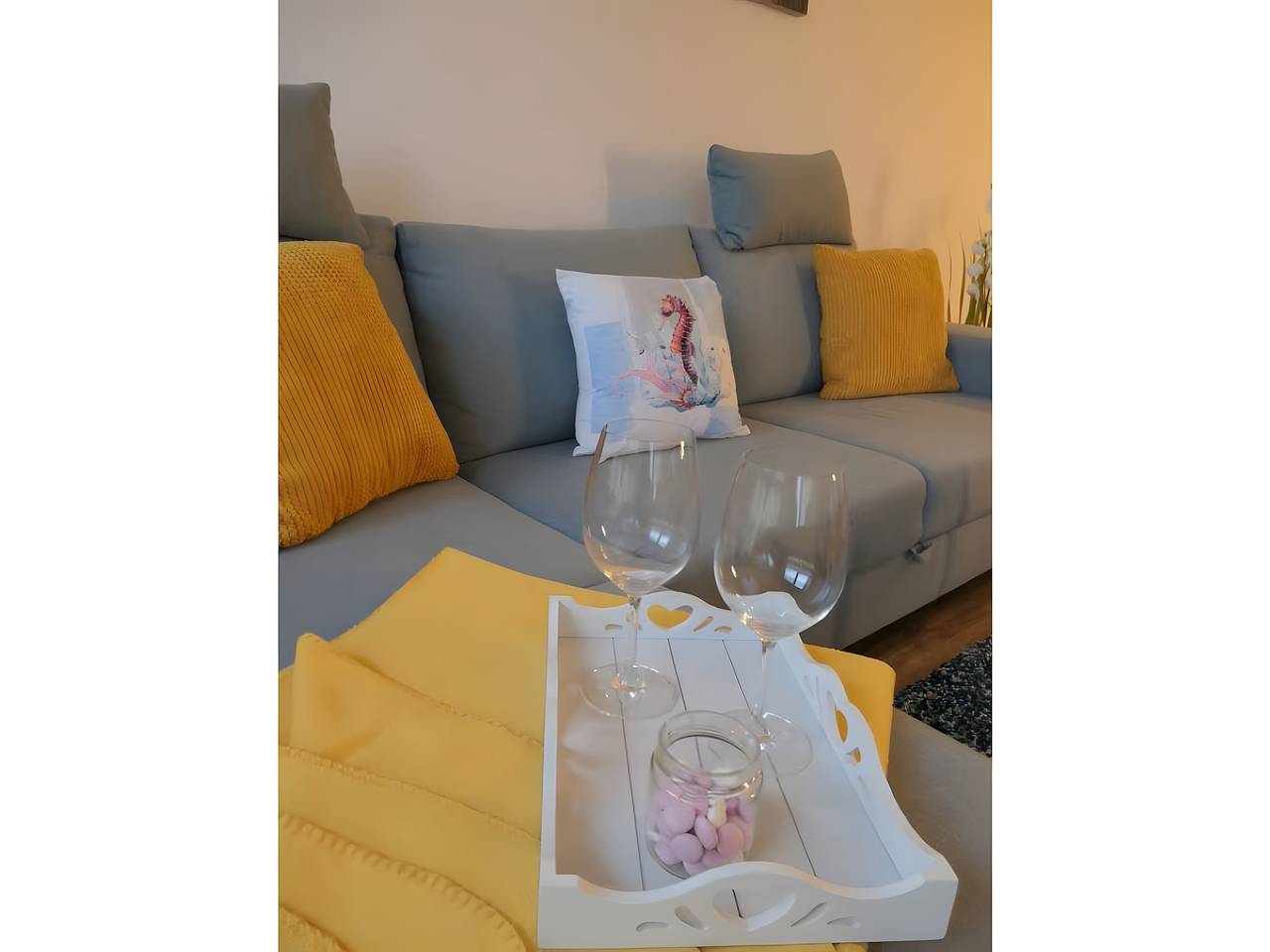 Ganze Wohnung, Apartment „Ferienwohnung Seepferdchen“ mit Meerblick und Balkon in Heiligenhafen, Ostholstein