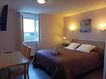 Chambre d’hôte pour 2 personnes, avec vue et jardin, animaux acceptés à Rozier-en-Donzy