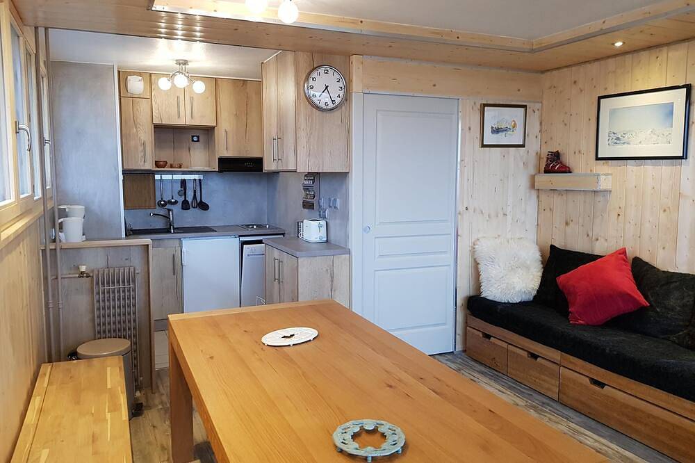 Ganze Wohnung, Großer T3 50 m² Croisette South voll sonniger Ski am Fuße; beschriften Sie 3 Flocken Oder in Les Menuires, Saint-Martin-de-Belleville