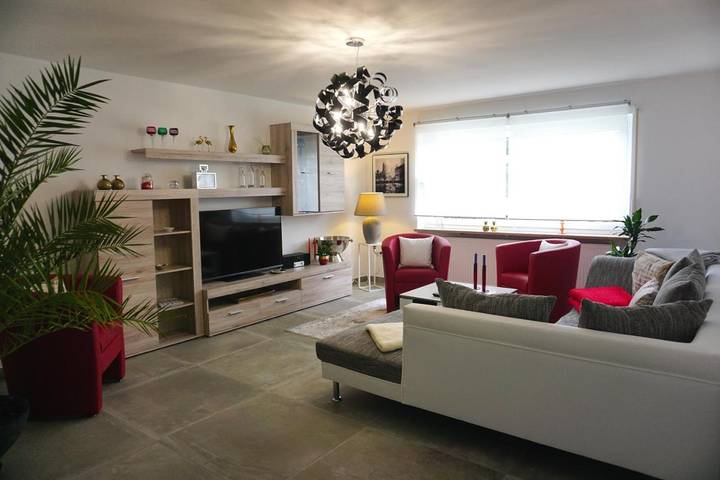 Ferienwohnung für 4 Personen, mit Terrasse und Garten in Marktredwitz
