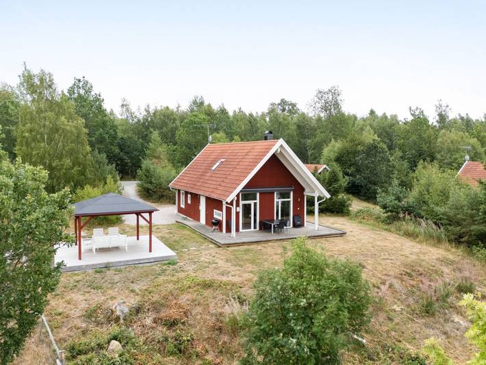 Hus för 6 Personer, med Terass samt Trädgård och Bastu och Sjöutsikt i Blekinge