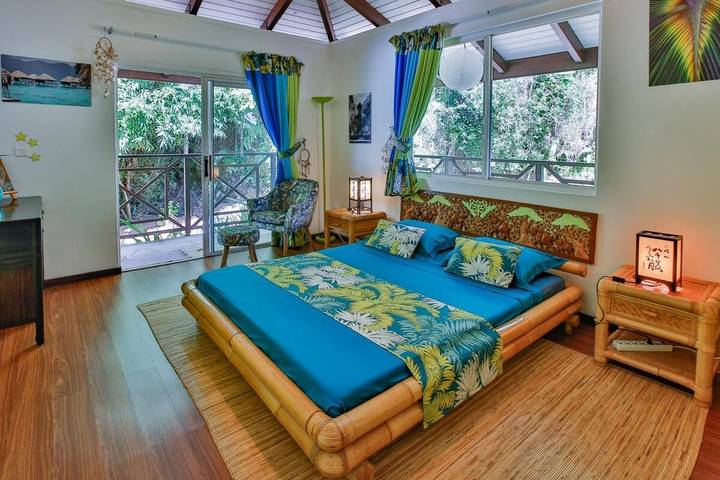 Location de vacances pour 6 personnes, avec jardin ainsi que jacuzzi et piscine dans Mahina - 2