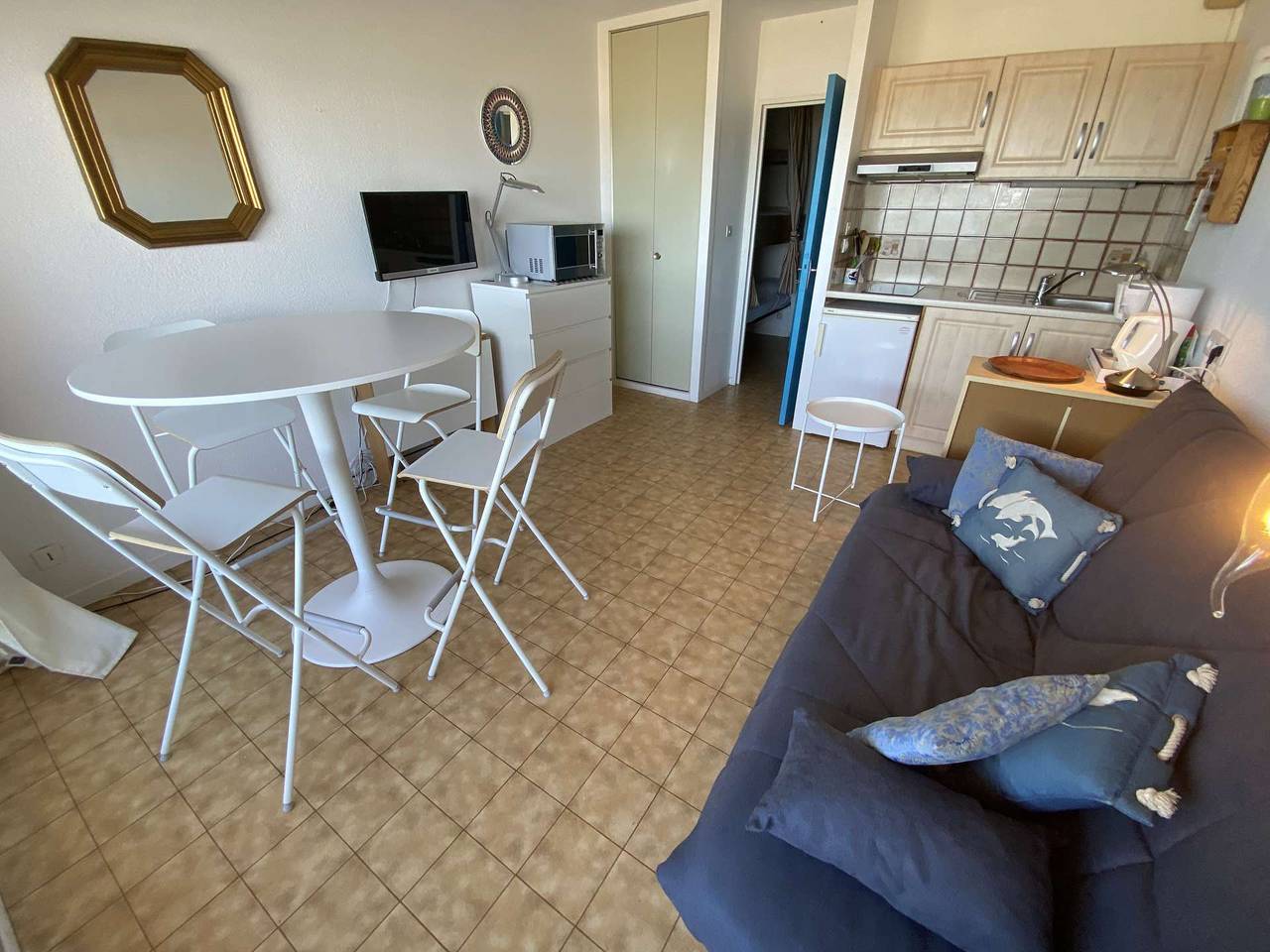 Ganze Ferienwohnung, 024 - Apartment mit schöner Terrasse und atemberaubendem Blick auf das Meer in Soulac-sur-Mer, Lesparre-Médoc und Umgebung
