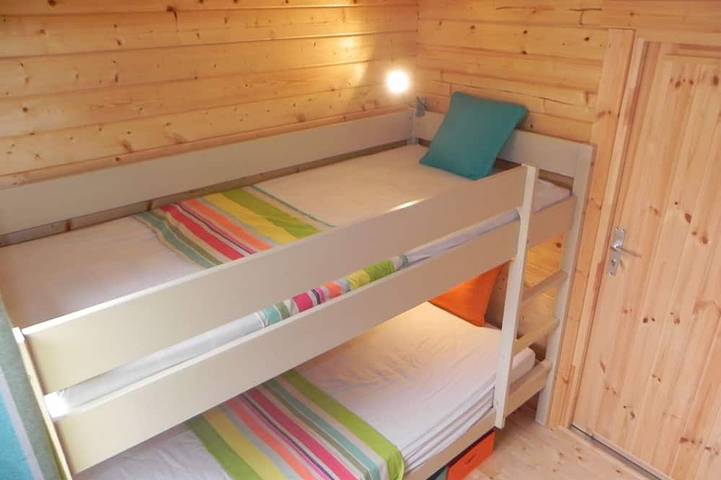 Chalet pour 5 personnes, avec jardin et terrasse