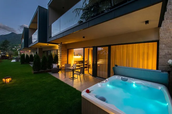 Apartmenthotel für 2 Personen, mit Garten und Sauna sowie Whirlpool und Pool, kinderfreundlich - 1