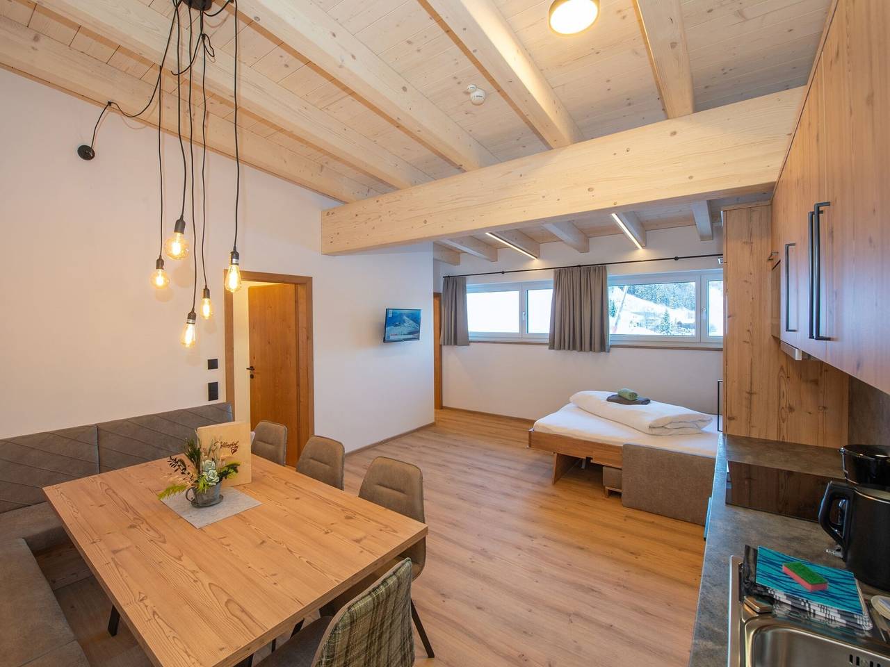 Ganze Wohnung, Ski-Inn, ski-out im alpinen Stil und Sauna in Hinterglemm, Saalbach-Hinterglemm