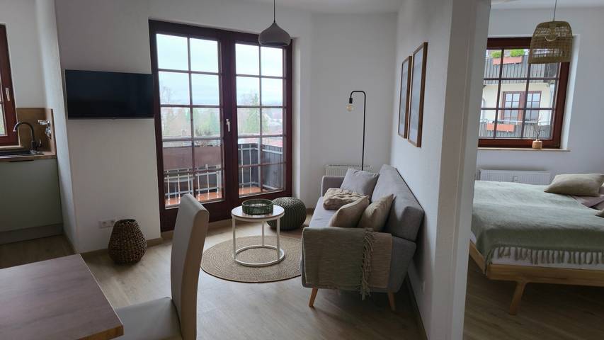 Ferienwohnung für 3 Personen, mit Garten und Sauna in Bad Sachsa