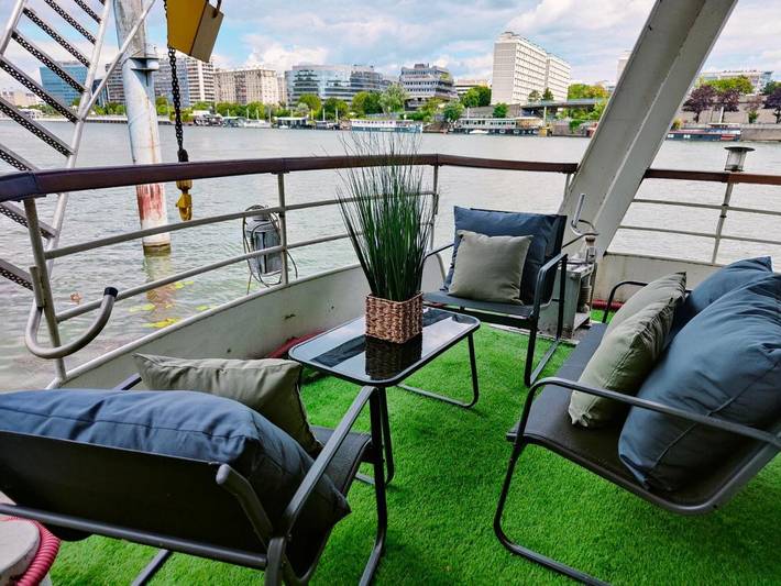 Bateau pour 2 personnes, avec terrasse ainsi que vue et sauna dans les Hauts-de-Seine - 4
