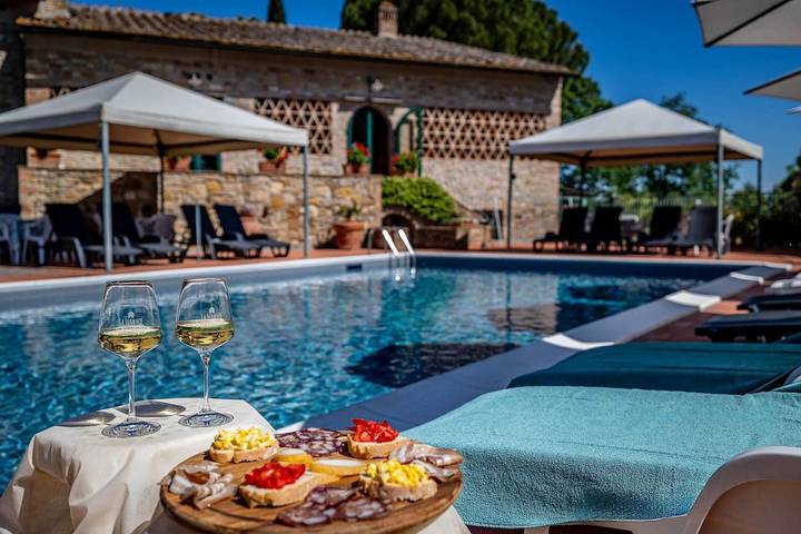 Chambre d’hôte pour 4 personnes, avec piscine et jardin à San Gimignano - 2