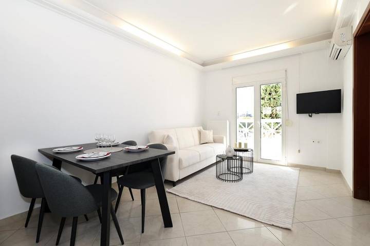 Appart’hôtel pour 3 personnes, avec terrasse ainsi que vue et jardin