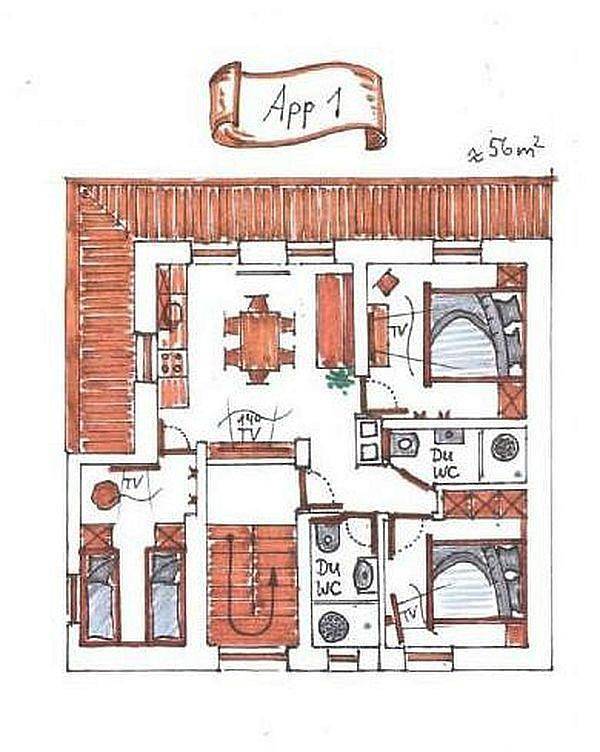 Appartement 1, ohne Verpflegung in Rechenau, Sölden (Österreich)