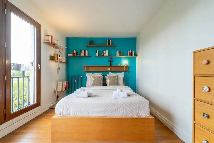 Ganze Wohnung, Ferienwohnung für 4 Personen mit Balkon in Paris, Ile de France