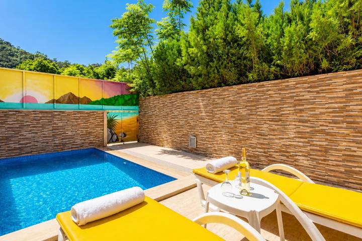 Villa pour 6 personnes avec balcon in Ortaca, Égée turque